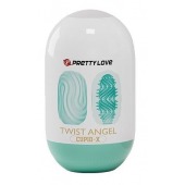 Бирюзовый мастурбатор-яйцо Twist Angel - Baile - в Балашихе купить с доставкой