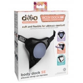 Черные трусики для страпона Body Dock SE на регулируемых ремнях - Pipedream - купить с доставкой в Балашихе