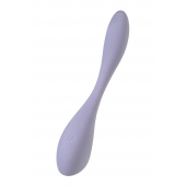 Сиреневый гибкий вибратор Satisfyer G-Spot Flex 5+ - 19,6 см.