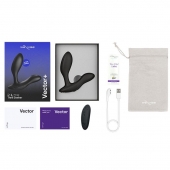 Черный анальный вибратор We-Vibe Vector+ - We-vibe - в Балашихе купить с доставкой