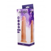 Фаллоимитатор с розовой головкой ART-Style №29 на присоске - 21,5 см. - Art-Style