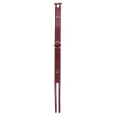 Бордовый ремень Halo Waist Belt - размер L-XL - Shots Media BV - купить с доставкой в Балашихе