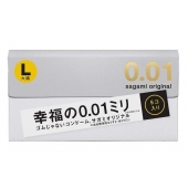 Презервативы Sagami Original 0.02 L-size увеличенного размера - 5 шт. - Sagami - купить с доставкой в Балашихе