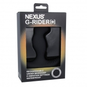 Черный вибромассажер простаты Nexus G-Rider+ - 12,6 см. - Nexus Range - в Балашихе купить с доставкой