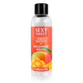 Массажное масло Sexy Sweet Juicy Mango с феромонами и ароматом манго - 75 мл. - Биоритм - купить с доставкой в Балашихе