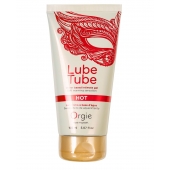 Интимный гель на водной основе Lube Tube Hot с разогревающим эффектом - 150 мл. - ORGIE - купить с доставкой в Балашихе