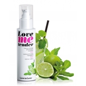 Съедобное согревающее массажное масло Love Me Tender Mojito с ароматом мохито - 100 мл. - Love to Love - купить с доставкой в Балашихе