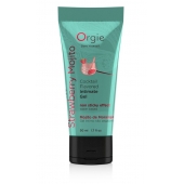 Съедобный интимный гель Orgie Lube Tube Cocktail Strawberry Mojito - 50 мл. - ORGIE - купить с доставкой в Балашихе