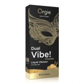 Съедобный гель Dual Vibe Pina Colada с эффектом вибрации и вкусом коктейля пина колада - 15 мл. - ORGIE - купить с доставкой в Балашихе