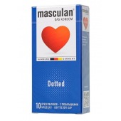 Презервативы с пупырышками Masculan Dotted - 10 шт. - Masculan - купить с доставкой в Балашихе