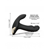 Черный вибромассажер простаты Multi P-Joy с 3 моторами - Dorcel - в Балашихе купить с доставкой