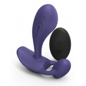 Темно-синий вибромассажер Witty P G Vibrator with Remote Control - Love to Love - в Балашихе купить с доставкой