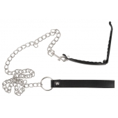 Зажим для половых губ с поводком Pussy Clamp With A Leash - Orion - купить с доставкой в Балашихе