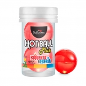Лубрикант на масляной основе Hot Ball Plus с охлаждающе-разогревающим эффектом (2 шарика по 3 гр.) - HotFlowers - купить с доставкой в Балашихе