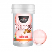Лубрикант на масляной основе Hot Ball Plus с разогревающим эффектом (2 шарика по 3 гр.) - HotFlowers - купить с доставкой в Балашихе