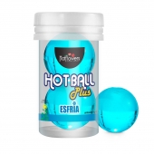 Лубрикант на масляной основе Hot Ball Plus с охлаждающим эффектом (2 шарика по 3 гр.) - HotFlowers - купить с доставкой в Балашихе