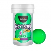 Лубрикант на силиконовой основе Hot Ball Plus с покалывающим эффектом (2 шарика по 3 гр.) - HotFlowers - купить с доставкой в Балашихе