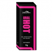 Гель для оральных ласк Oral Hot с согревающим эффектом - 15 гр. - HotFlowers - купить с доставкой в Балашихе