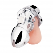 Клетка на пенис из металла Obedience Cock Cage - BlueLine - купить с доставкой в Балашихе