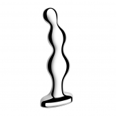 Стальной анальный фаллоимитатор для простаты Stainless Steel Anal Beads - 13 см. - b-Vibe - в Балашихе купить с доставкой