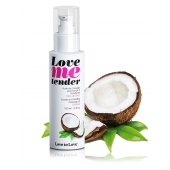 Съедобное согревающее массажное масло Love Me Tender Cocos с ароматом кокоса - 100 мл. - Love to Love - купить с доставкой в Балашихе