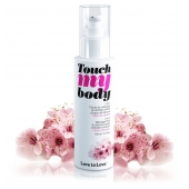 Силиконовый лубрикант 2-в-1 Touch My Body с ароматом вишнёвого цвета - 100 мл. - Love to Love - купить с доставкой в Балашихе