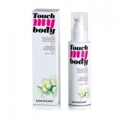 Силиконовый лубрикант 2-в-1 Touch My Body с ароматом моной - 100 мл. - Love to Love - купить с доставкой в Балашихе