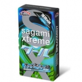 Презервативы Sagami Xtreme Mint с ароматом мяты - 10 шт. - Sagami - купить с доставкой в Балашихе