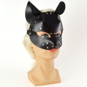 Черная кржаная маска Pussy - Sitabella - купить с доставкой в Балашихе