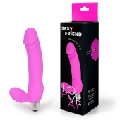 Розовый безремневой страпон Sexy Friend - 1137 - купить с доставкой в Балашихе
