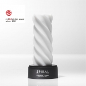 Белый 3D мастурбатор SPIRAL - Tenga - в Балашихе купить с доставкой