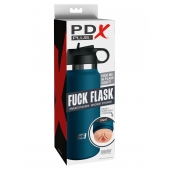 Мастурбатор-вагина в синей колбе F*ck Flask - Pipedream - в Балашихе купить с доставкой