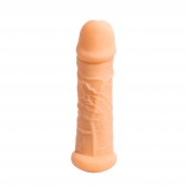 Телесный фаллоудлинитель Extra Size Bubbles - 15,5 см. - Lola Games - в Балашихе купить с доставкой