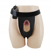 Полый вибрострапон на регулируемых трусиках Draven - 17,5 см. - Baile - купить с доставкой в Балашихе