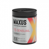 Анатомические презервативы MAXUS Sensual - 15 шт. - Maxus - купить с доставкой в Балашихе