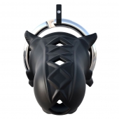 Черный замок верности Extreme Silicone Cock Blocker - Pipedream - купить с доставкой в Балашихе