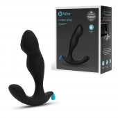 Черный утяжеленный анальный стимулятор Rocker Plug - 12 см. - b-Vibe - в Балашихе купить с доставкой