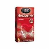 Гладкие презервативы Domino Harmony - 6 шт. - Domino - купить с доставкой в Балашихе