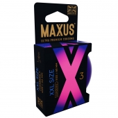 Презервативы Maxus XXL увеличенного размера - 3 шт. - Maxus - купить с доставкой в Балашихе