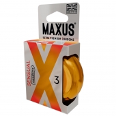 Презервативы анатомической формы Maxus Sensual - 3 шт. - Maxus - купить с доставкой в Балашихе