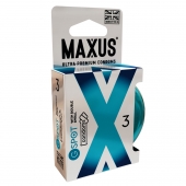 Презервативы Maxus G spot с двойной спиралью - 3 шт. - Maxus - купить с доставкой в Балашихе