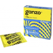 Классические презервативы с обильной смазкой Ganzo Classic - 3 шт. - Ganzo - купить с доставкой в Балашихе