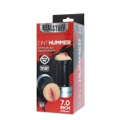 Двусторонний мастурбатор REALSTUFF 2 IN 1 HUMMER MOUTH   VAGINA - ротик и вагина - Dream Toys - в Балашихе купить с доставкой