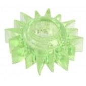 Зеленое эрекционное кольцо-солнце - Toyfa Basic - в Балашихе купить с доставкой