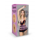 Двусторонний мастурбатор Misha Maver - 22 см. - ФлешНаш - в Балашихе купить с доставкой