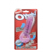 Фиолетовое эрекционное кольцо с вибрацией и пальчиком OYEAH PURPLE - Screaming O - в Балашихе купить с доставкой