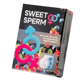 Шипучие таблетки для мужчин Sweet Sperm для изменения вкуса спермы (4 шт. по 0,5 гр.) - Капиталпродукт - купить с доставкой в Балашихе