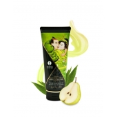 Массажный крем для тела с ароматом груши и зелёного чая Pear   Exotic Green Tea - 200 мл. - Shunga - купить с доставкой в Балашихе