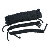 Чёрные хлопковые верёвки для бондажа - Orion - купить с доставкой в Балашихе