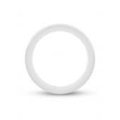 Белое люминесцентное эрекционное кольцо Silicone Glo Cock Ring - Blush Novelties - в Балашихе купить с доставкой